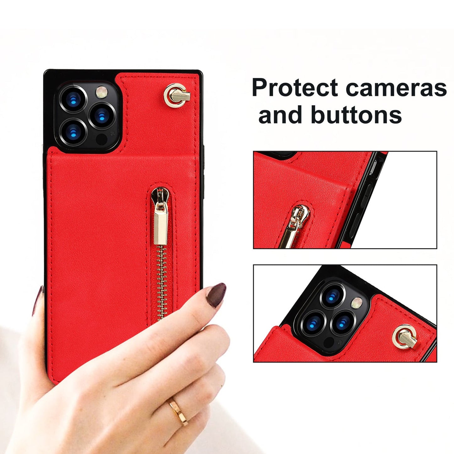 Phone Case Phone Case Crossbody for Samsung | holters | Introducing our Zipper Phone Case Crossbody - the perfect blend of functionality and style! This bac