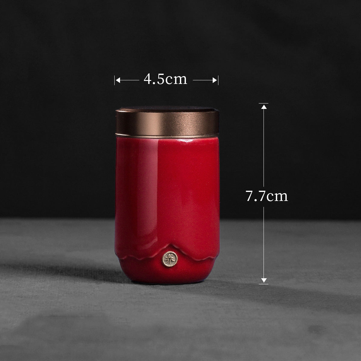 High-end Ceramic Tea Caddy, Mini Tea Caddy Gift Box, Tea Caddy.