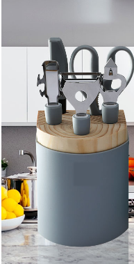 Stainless Steel Kitchen Gadgets Household Kitchen Utensils Tray Peeler Egg Beating Scissors Gifts.
