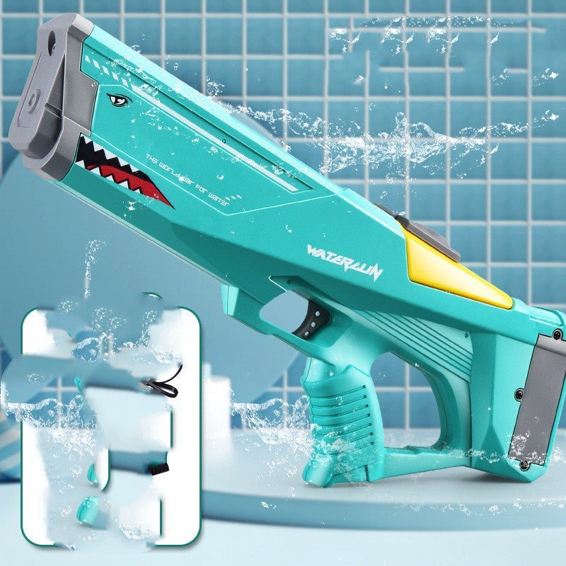 Automatic Electric Water Gun Toys Shark High Pressure Outdoor Summer Beach Toy Kids Adult Water Fight Pool Party Water Toy | toy gun |
Overview:
1.【Creative Design】 The shark style is fresh and attractive.
2.【Safe and Dur
