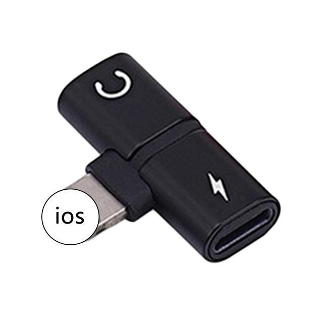 Mobile Phone Charger Adapter Audio Connector Splitter.