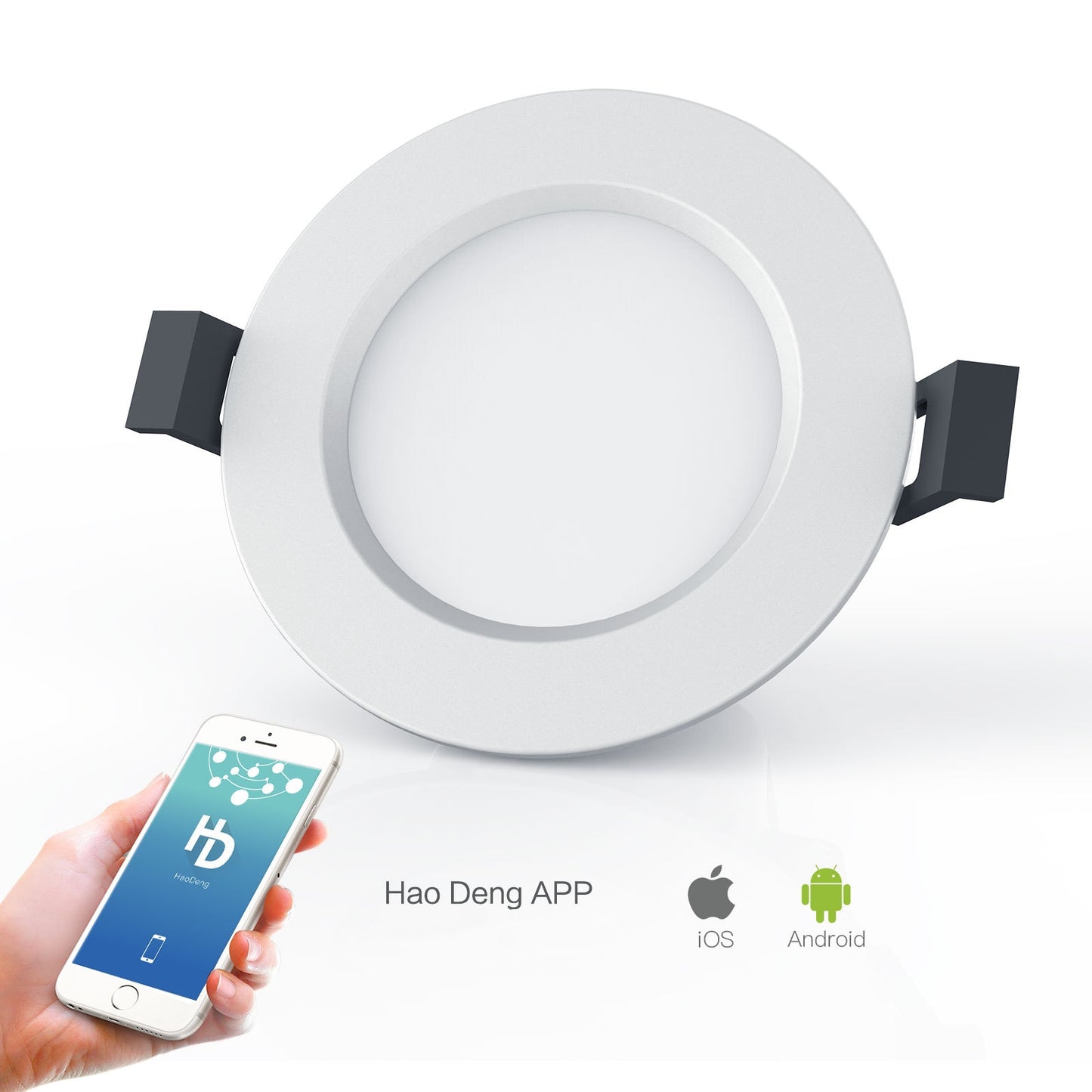 5W Indoor Lighting Smart Bluetooth Ceiling Light | light |
Model: ZJ-MHDA-RGBWW
Control principle: BLUETOOTH4.0
APP software type: Hao Deng
Mobile v