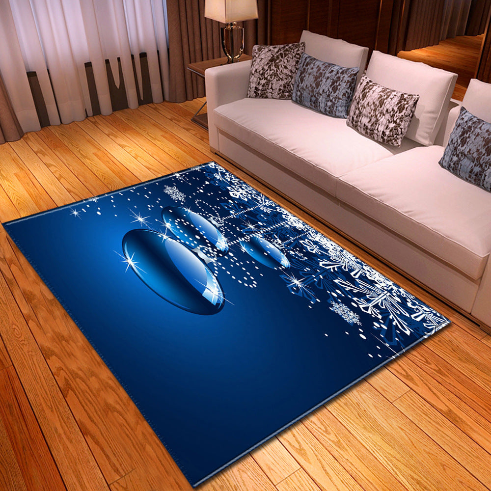 Christmas Living Room Floor Mat Bedroom Dining Room Carpet.
