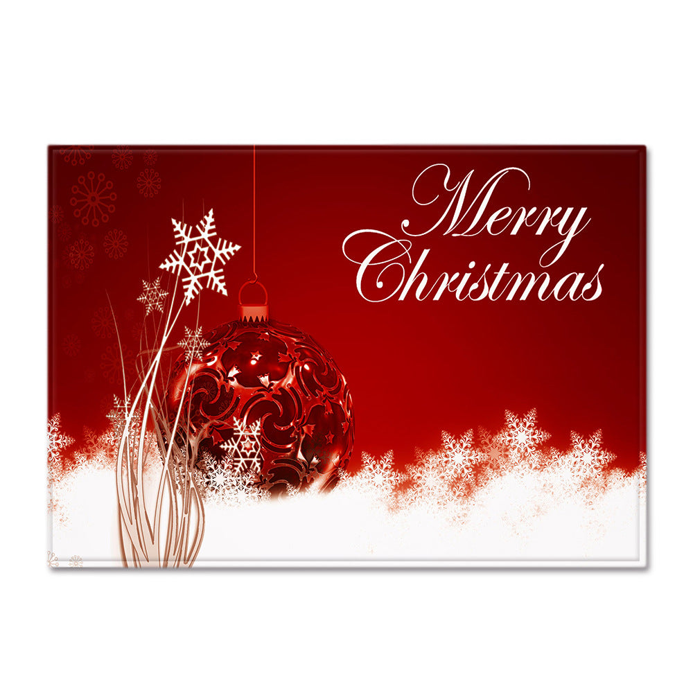 Christmas Living Room Floor Mat Bedroom Dining Room Carpet.