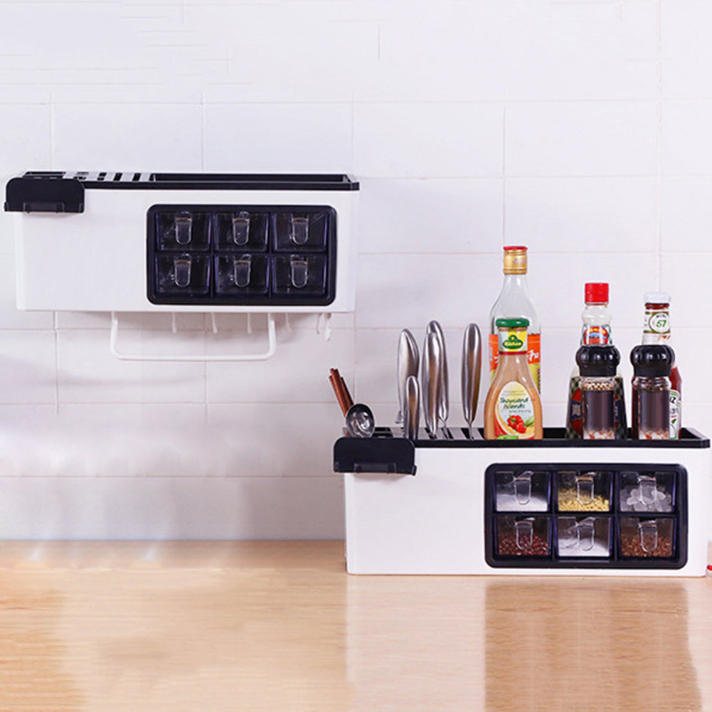 Multifunctional wall-mounted home storage jar.