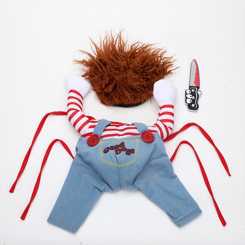 Halloween Pet Costume Pet Dog Funny Clothes Adjustable Dog Cosplay Costume Scary Costume Party Gatherings | Halloween Pet Costume Pet Dog Funny Clot |
Overview:
1. Asian sizes are 1 to 2 sizes smaller than European and American people. Choose the l