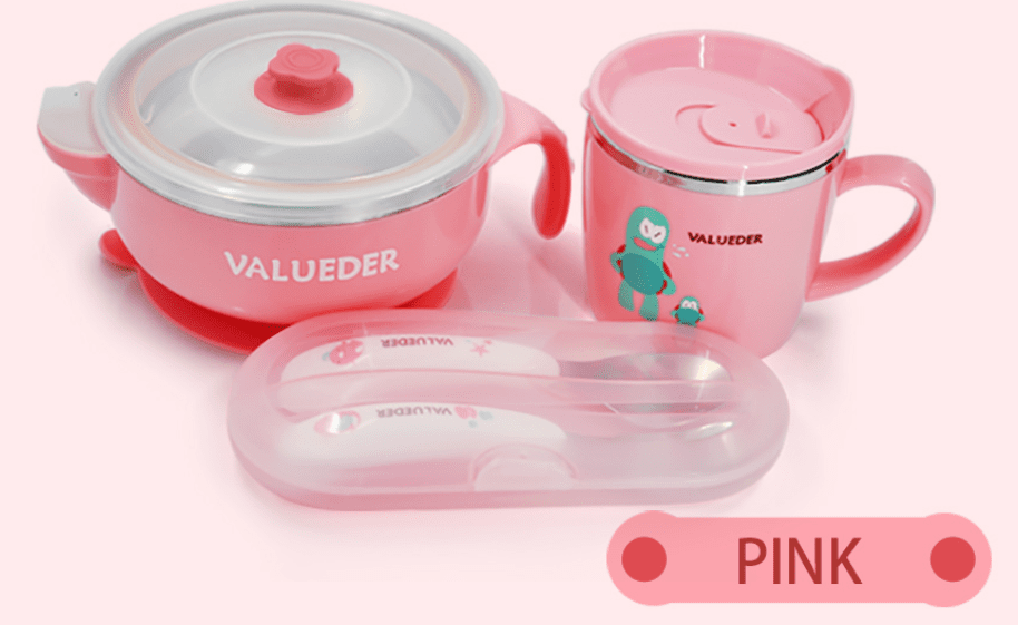 Baby Stainless Steel Feeding set | baby feeding | Material: 304 stainless steel