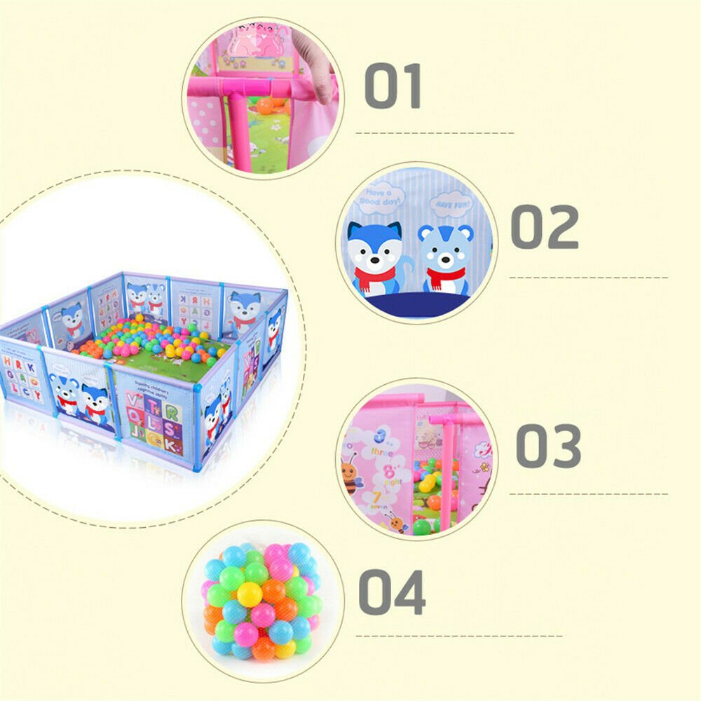 Baby play plastic fence | baby care | Create a safe and enjoyable play space for your little one with our Baby Play Plastic Fence. Designe