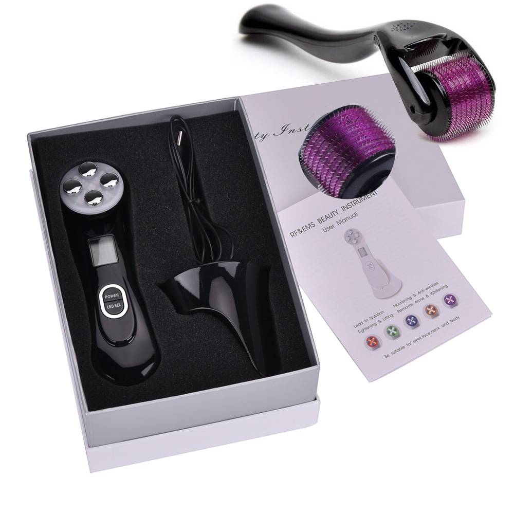 The Enchanting Rose Quartz Microneedle Facial Elixir | massage | Introducing our exquisite Facial Care Instrument with Microneedles, a true beauty marvel that will t
