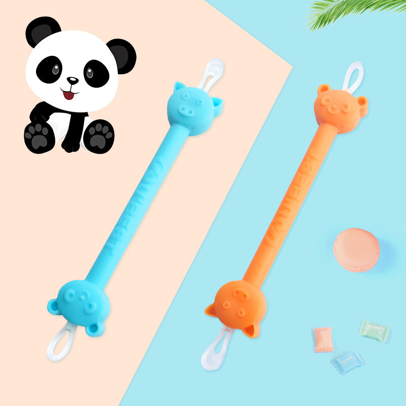 Baby ear pick | baby care |
Packing size: length 15cm, width 12cm
Digging spoon size length is about 9cm
Digging spoon a