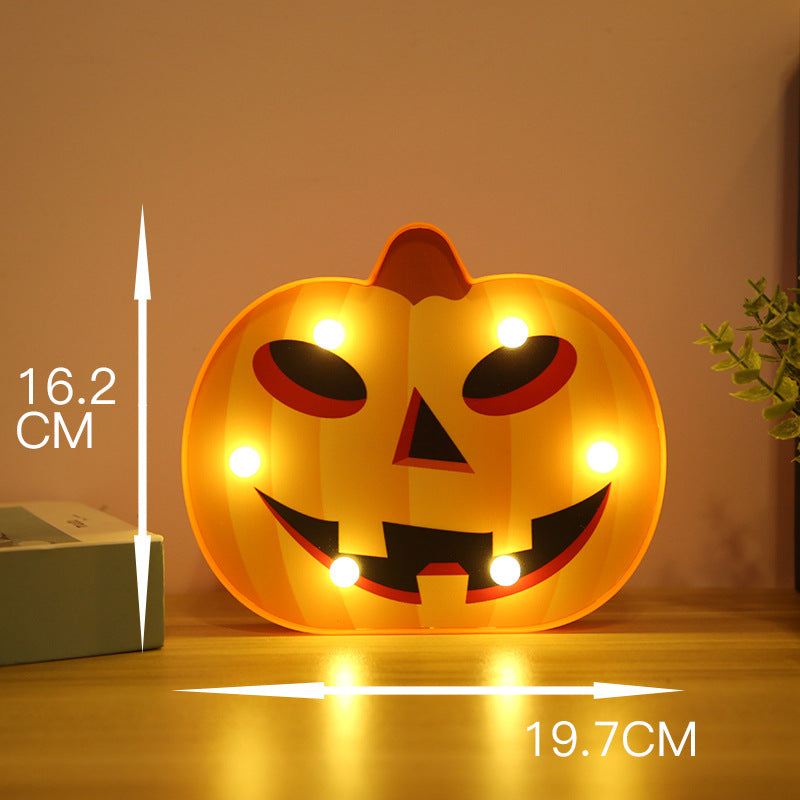 Halloween Lights Decoration LED Light Pumpkin Spider Bat Skull Outdoor Decorative Modeling Room Lights Decor Helloween Party | lights | Enhance the eerie ambiance of your Halloween festivities with our LED Halloween Lights Decoration. T