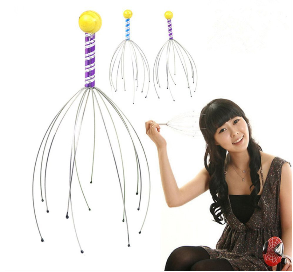 Hair Hair Raising Octopus Scalp Massager Massage Claw Manual Massager Head Massager Grasper.
