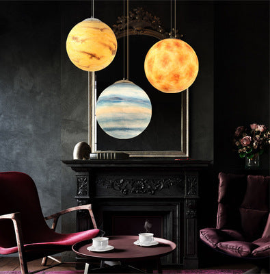 Nordic post-modern dining room chandelier.