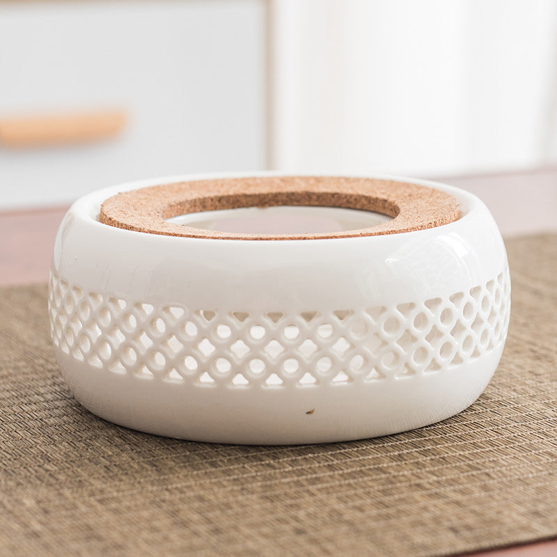 Japanese Hollowed-out Candle And Warm Tea Oven.