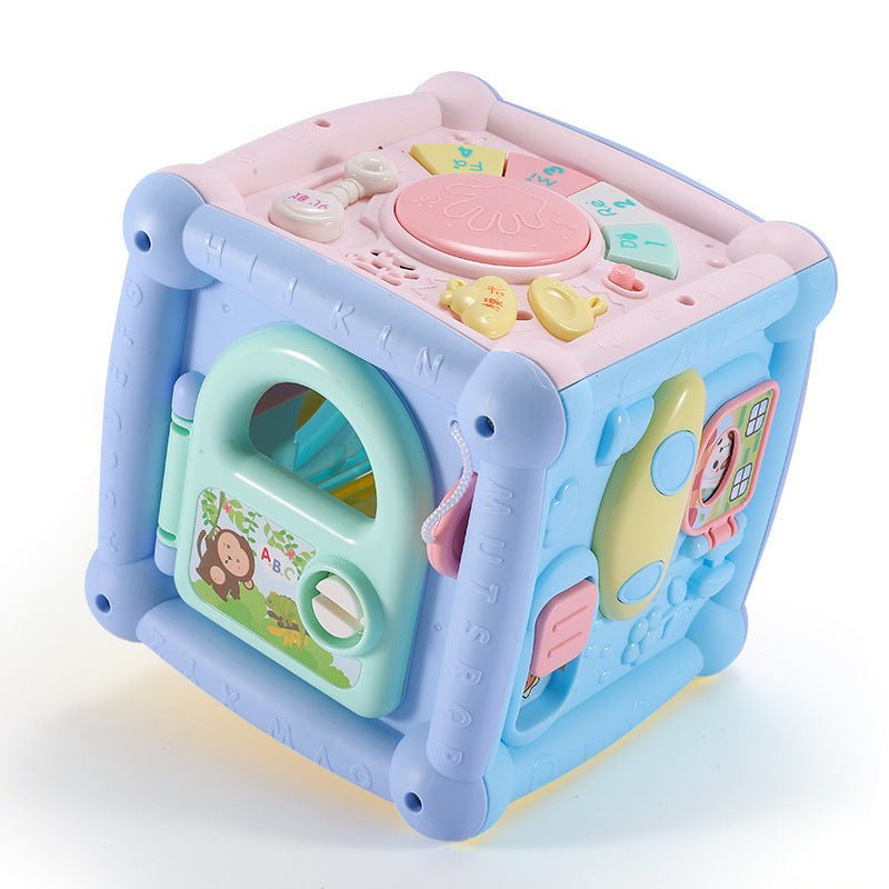 Baby Musical Box Toddler Funny Hand Drum Toy Baby Activity Cube Geometric Blocks | Baby Musical Box |
Overview:
1. This baby music toy contains 14 functions in one to bring your baby a lot of