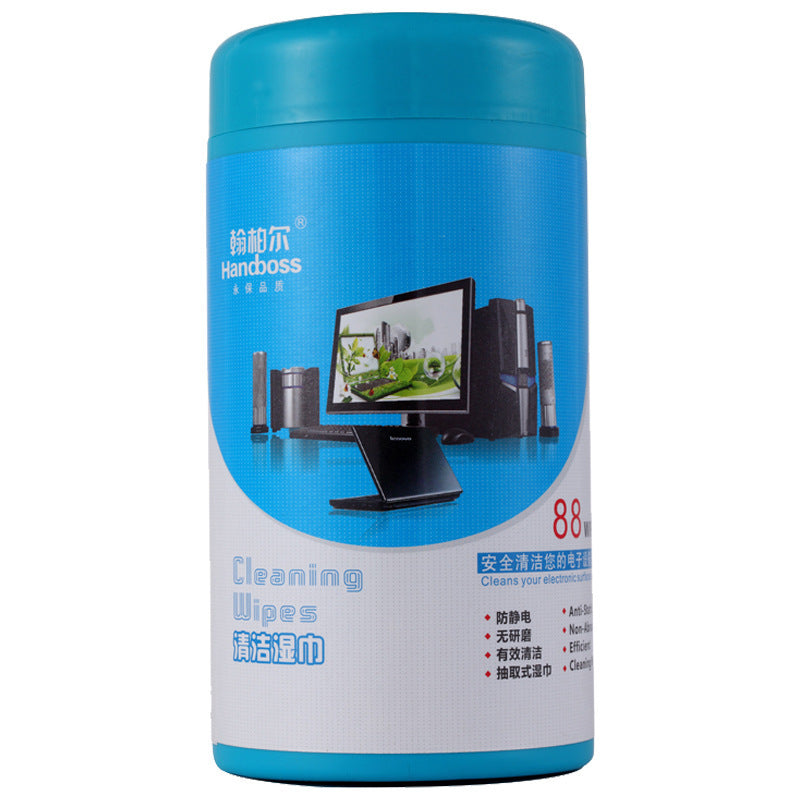 LCD Screen Film Cleaning Wipes Mobile Phone Wipes 88 Pieces Of Barreled Boutique Cleaning Wipes Factory Customized.