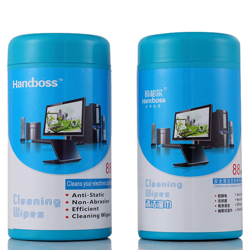 LCD Screen Film Cleaning Wipes Mobile Phone Wipes 88 Pieces Of Barreled Boutique Cleaning Wipes Factory Customized.