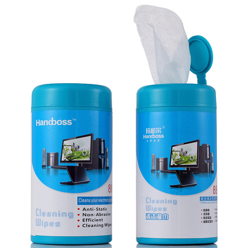 LCD Screen Film Cleaning Wipes Mobile Phone Wipes 88 Pieces Of Barreled Boutique Cleaning Wipes Factory Customized.