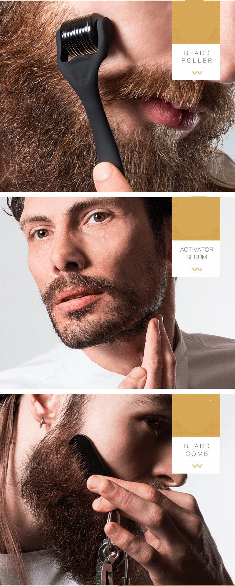 bellezon beard care kit nourishing care kit hair care beard kit - 5