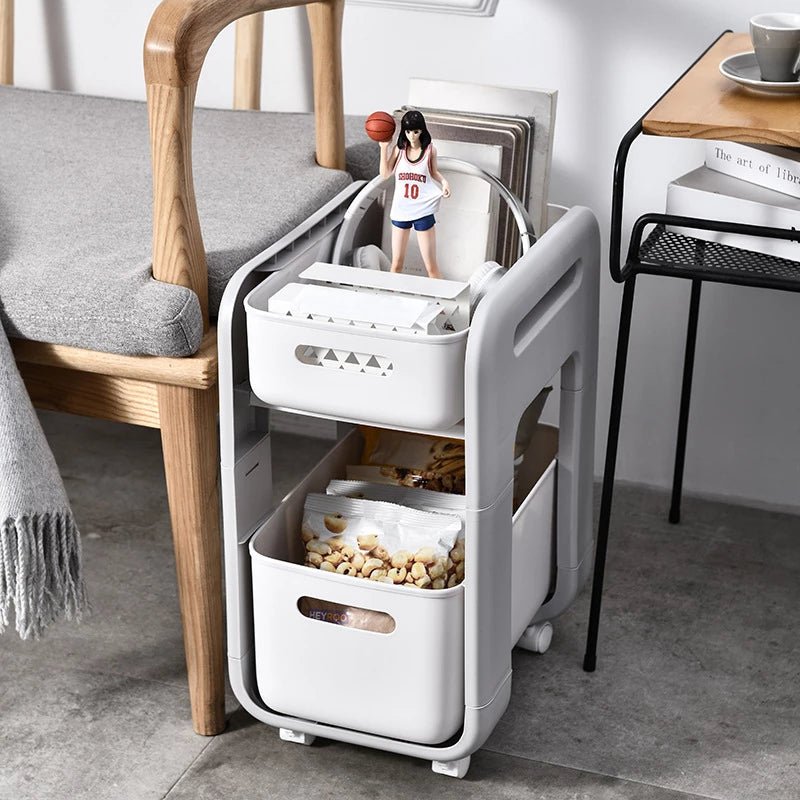 2 Tier Kitchen Storage Rack Cabinet Storage Box Convenient | kitchen storage |
Overview
1. Easy pull out and push back drawer design, energy saving
2. Double layers design