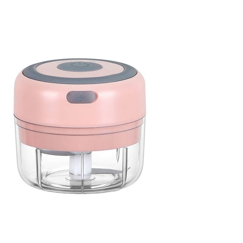 Mini Electric Garlic Chopper USB Charging Ginger Masher Machine Sturdy Durable Chili Vegetable Crusher Kitchen Tool.