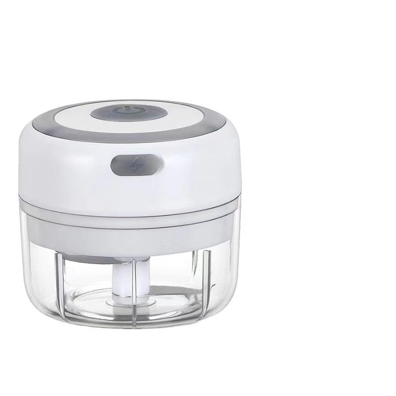 Mini Electric Garlic Chopper USB Charging Ginger Masher Machine Sturdy Durable Chili Vegetable Crusher Kitchen Tool.