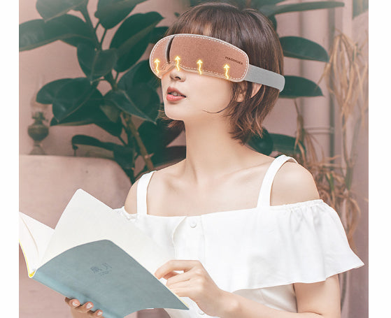 Smart Eye Massager, Airbag, Vibration, Hot Squeeze, Bluetooth, Promote Blood Circulation, Relieve Eye Fatigue, Massage, Relax.