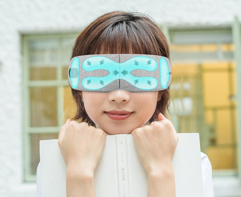 Smart Eye Massager, Airbag, Vibration, Hot Squeeze, Bluetooth, Promote Blood Circulation, Relieve Eye Fatigue, Massage, Relax.