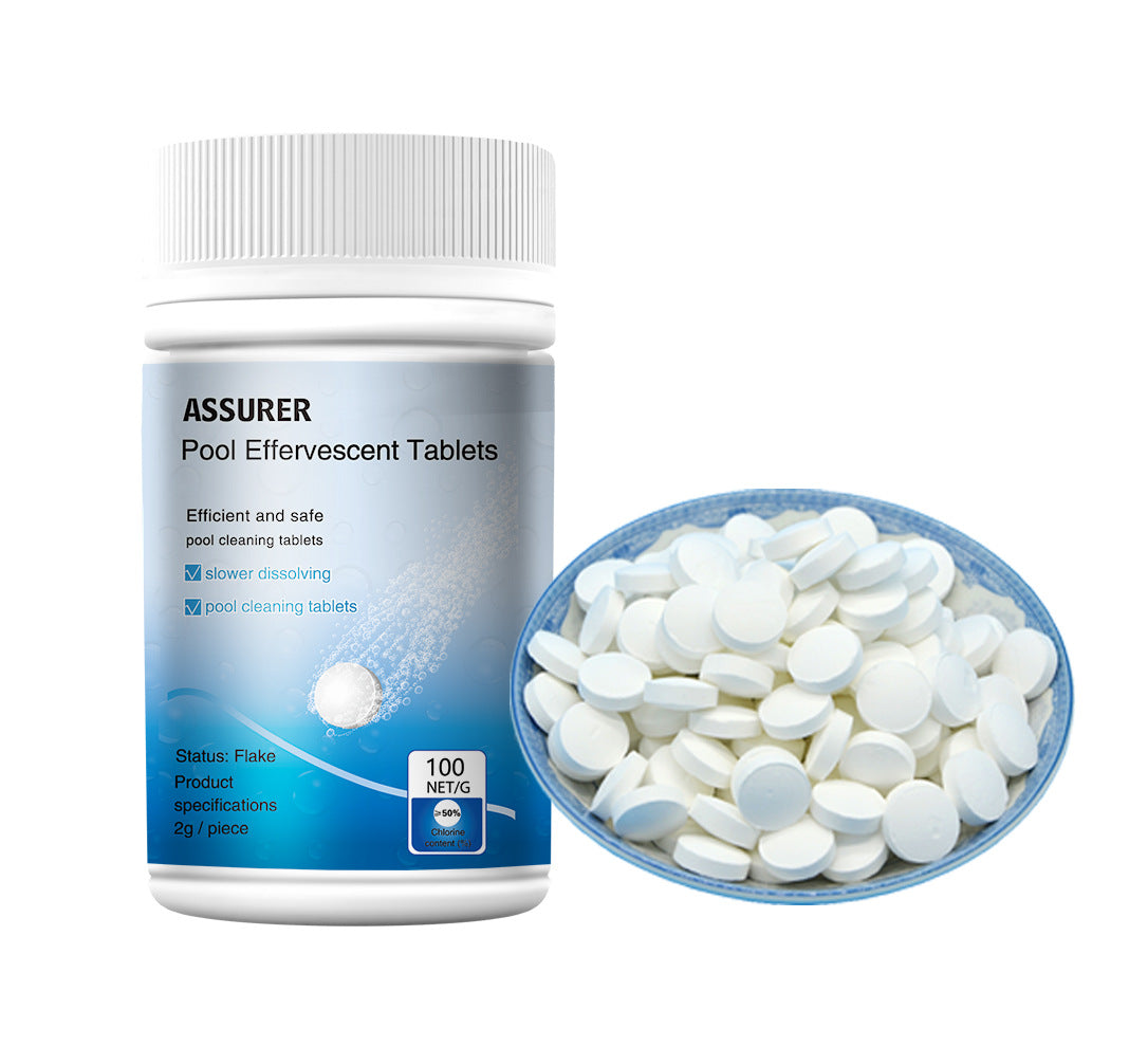 Pool Effervescent Tablet Pool Cleaning Tablet Stain Cleaning.