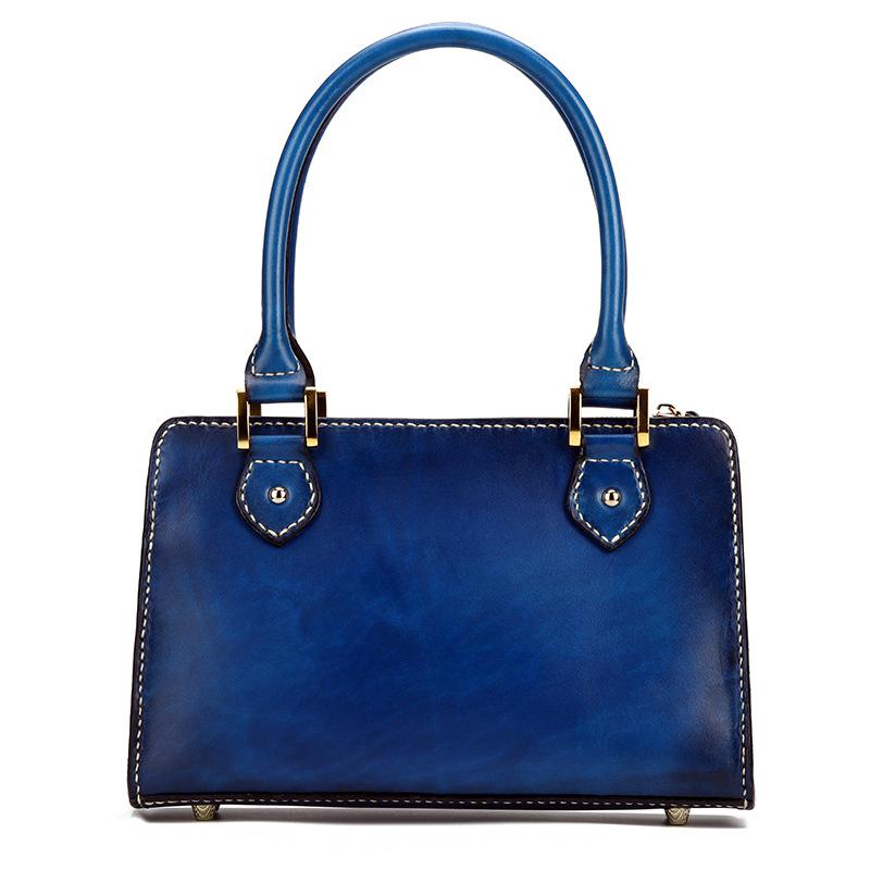 Luxury Handbags Women Bags Retro Totes National Style Cowhide Handbag