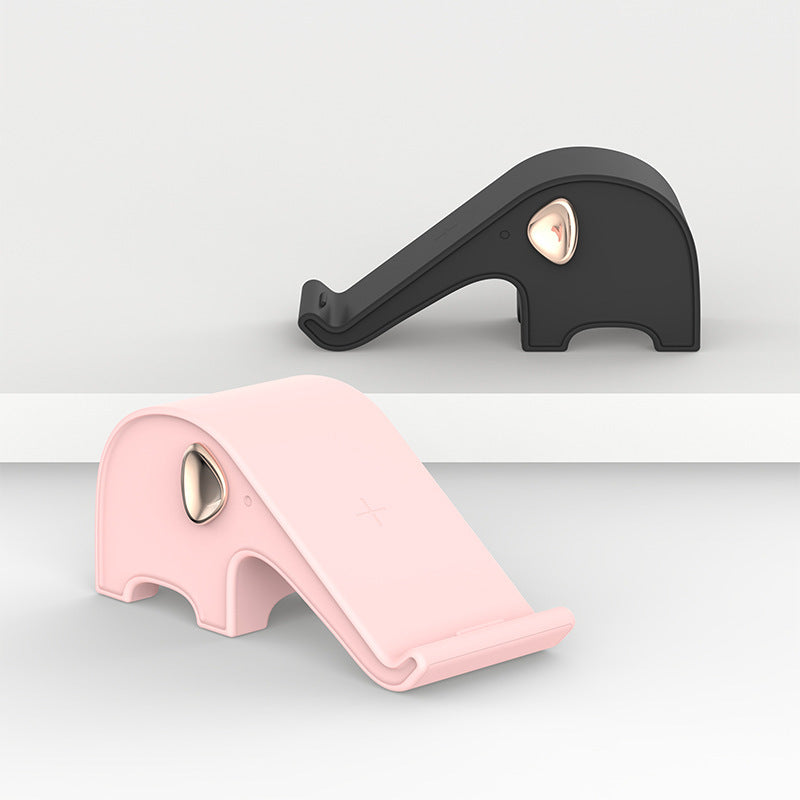 Creative Elephant Mobile Phone Wireless Charger Desktop Wireless Fast Charge.