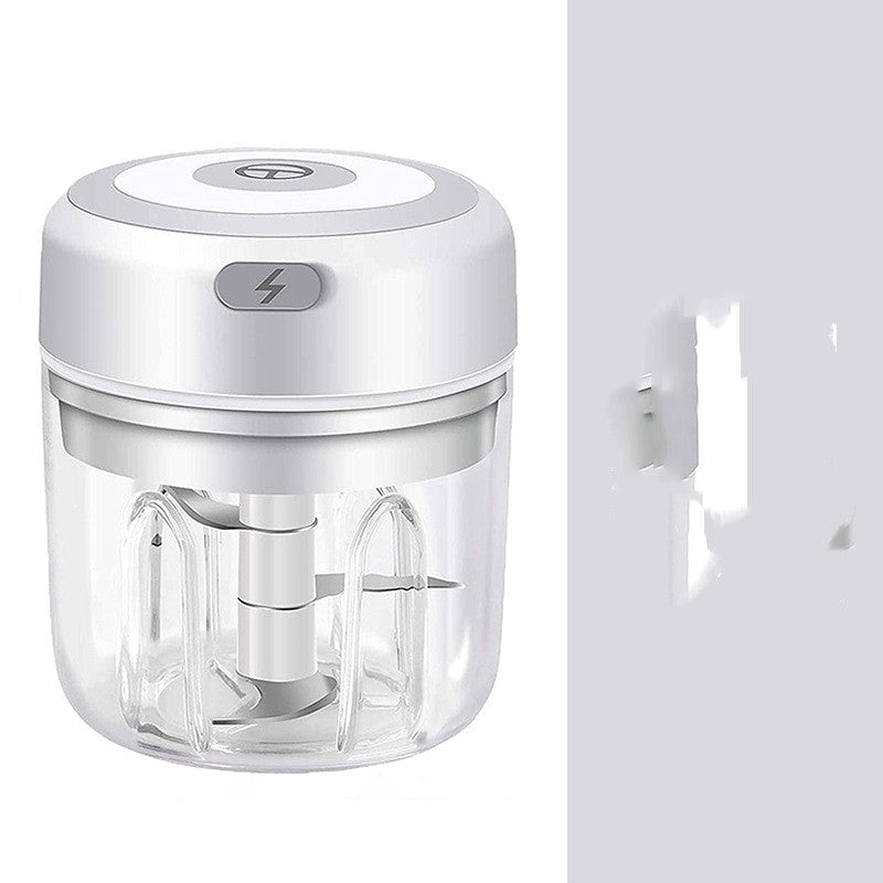 Mini Electric Garlic Chopper USB Charging Ginger Masher Machine Sturdy Durable Chili Vegetable Crusher Kitchen Tool.
