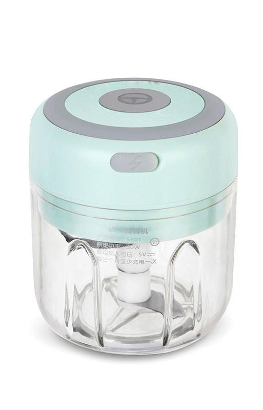Mini Electric Garlic Chopper USB Charging Ginger Masher Machine Sturdy Durable Chili Vegetable Crusher Kitchen Tool.