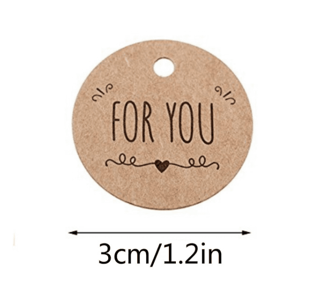 Kraft paper round label | office | Introducing our exquisite Kraft Paper Round Labels, the perfect touch of charm and elegance for your