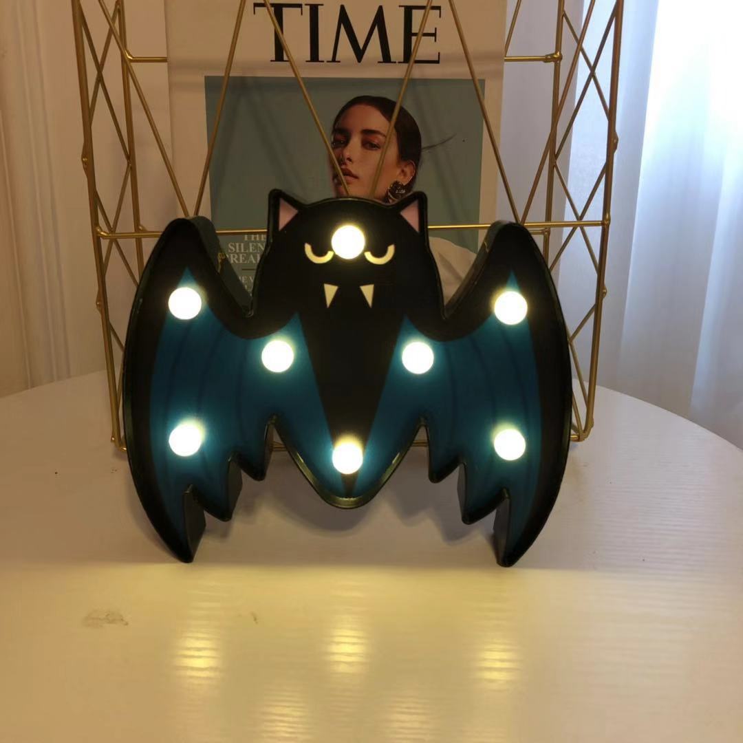 Halloween Lights Decoration LED Light Pumpkin Spider Bat Skull Outdoor Decorative Modeling Room Lights Decor Helloween Party | lights | Enhance the eerie ambiance of your Halloween festivities with our LED Halloween Lights Decoration. T