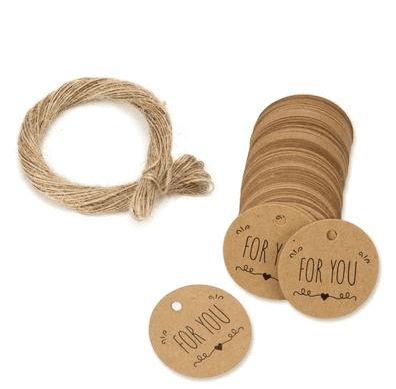Kraft paper round label | office | Introducing our exquisite Kraft Paper Round Labels, the perfect touch of charm and elegance for your