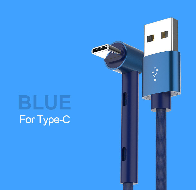 curved phone charging cable.