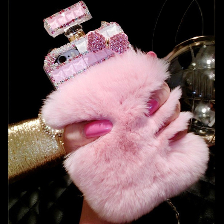 Perfume bottle box mobile phone protective sleeve.