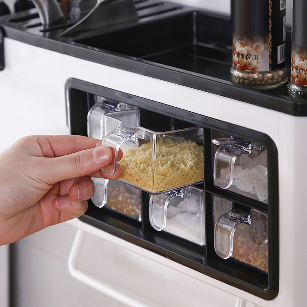 Multifunctional wall-mounted home storage jar.