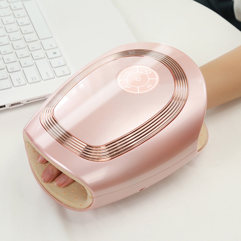 Electric Airbag Hand Massager Heating Application Palm Finger Joint Physiotherapy Massage Instrument.