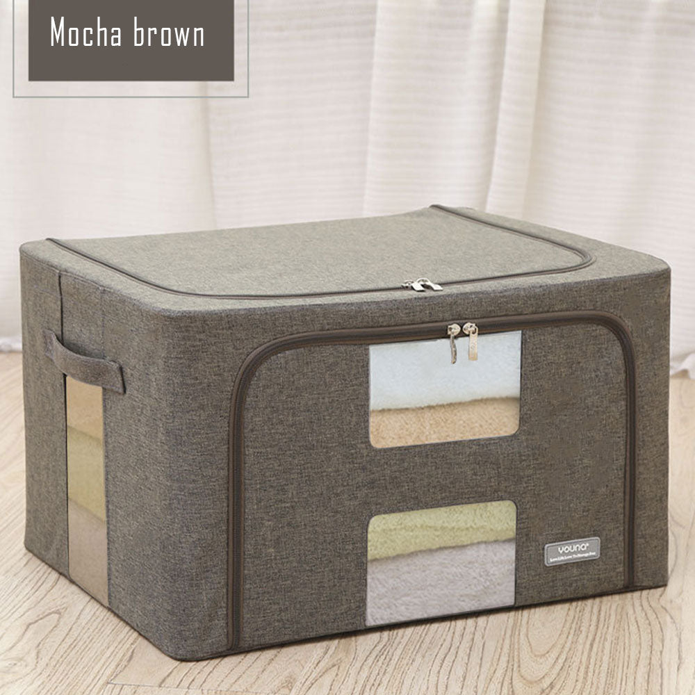 Storage Box Fabric Storage With Zipper Home.