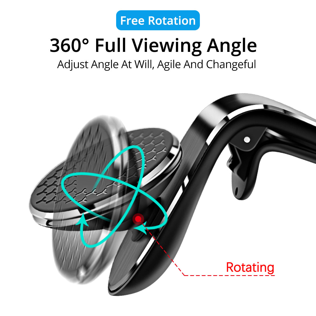 Car phone holder magnetic