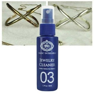 Jewelry cleaning fluid.