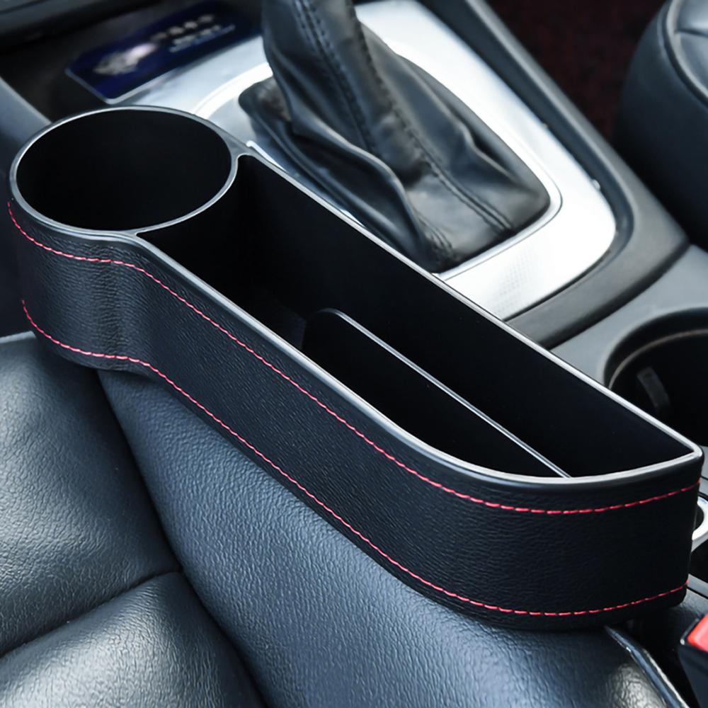 Luxury Leather Car Organizer storage box | car accessories | Introducing our premium Car Storage Box, the perfect accessory to keep your vehicle organized and cl