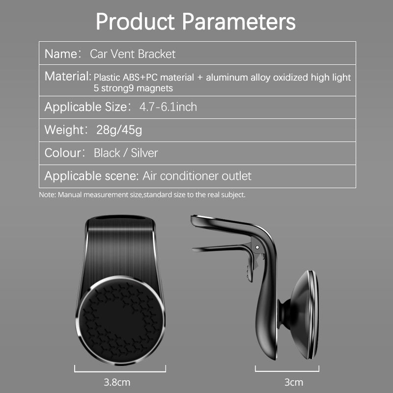 Car phone holder magnetic