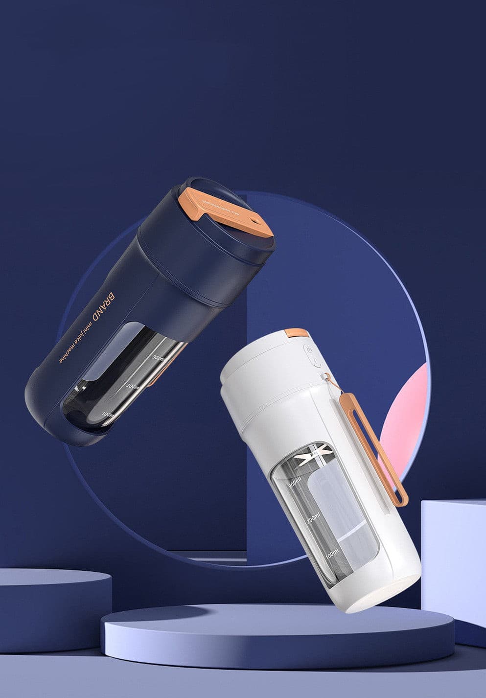 Rechargeable USB Fruit Juicer Blender Personal Juice Mixing Cup Mini Electric Portable Juicer.