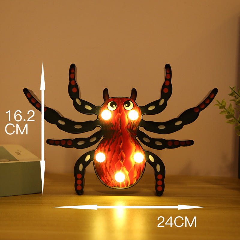 Halloween Lights Decoration LED Light Pumpkin Spider Bat Skull Outdoor Decorative Modeling Room Lights Decor Helloween Party | lights | Enhance the eerie ambiance of your Halloween festivities with our LED Halloween Lights Decoration. T