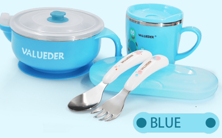 Baby Stainless Steel Feeding set | baby feeding | Material: 304 stainless steel