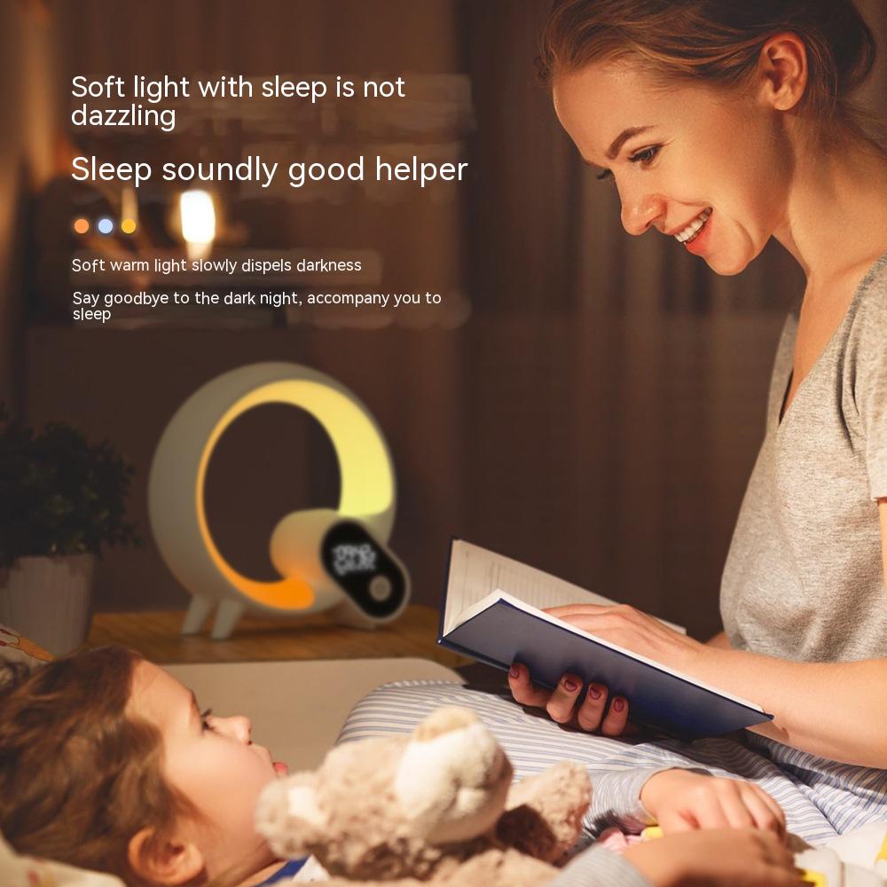 Q Light Analog Sunrise Digital Display Alarm Clock Bluetooth speaker Atmosphere Light | lights | Introducing the Creative Q Light Analog Sunrise Digital Display Alarm Clock with Bluetooth Audio and