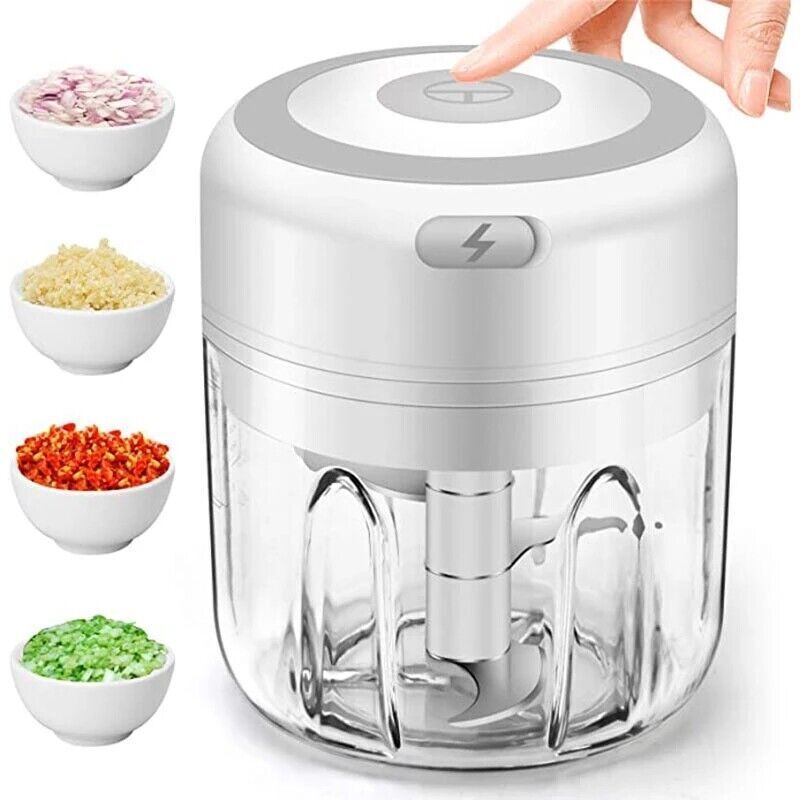 250ML Electric Garlic Food Chopper Vegetable Chopper Grinder Blender Crusher | chopper |
Features:
The stainless steel blade is durable, strong and can be cut efficiently.
Powerful